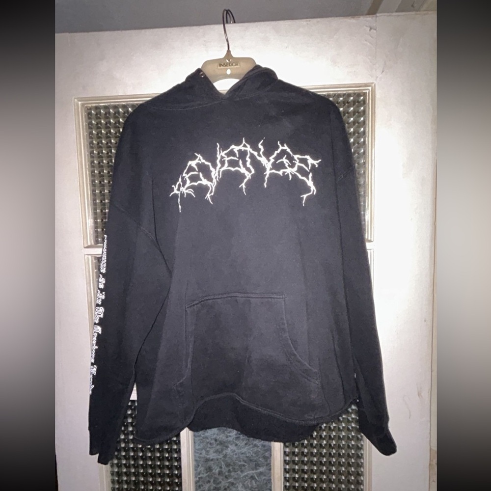 Revenge black lightning Ski hoodie